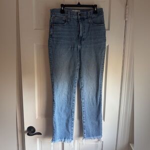 Madewell Light Blue The Perfect Vintage Straight Leg Jeans